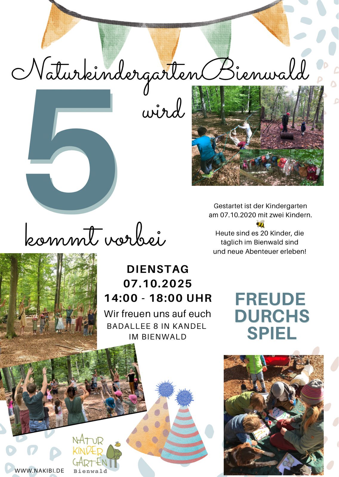 Du betrachtest gerade 5 Jahre Naturkindergarten Bienwald